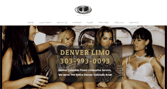 Desktop Screenshot of denvercoloradolimousine.com