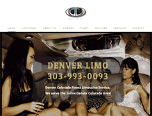 Tablet Screenshot of denvercoloradolimousine.com